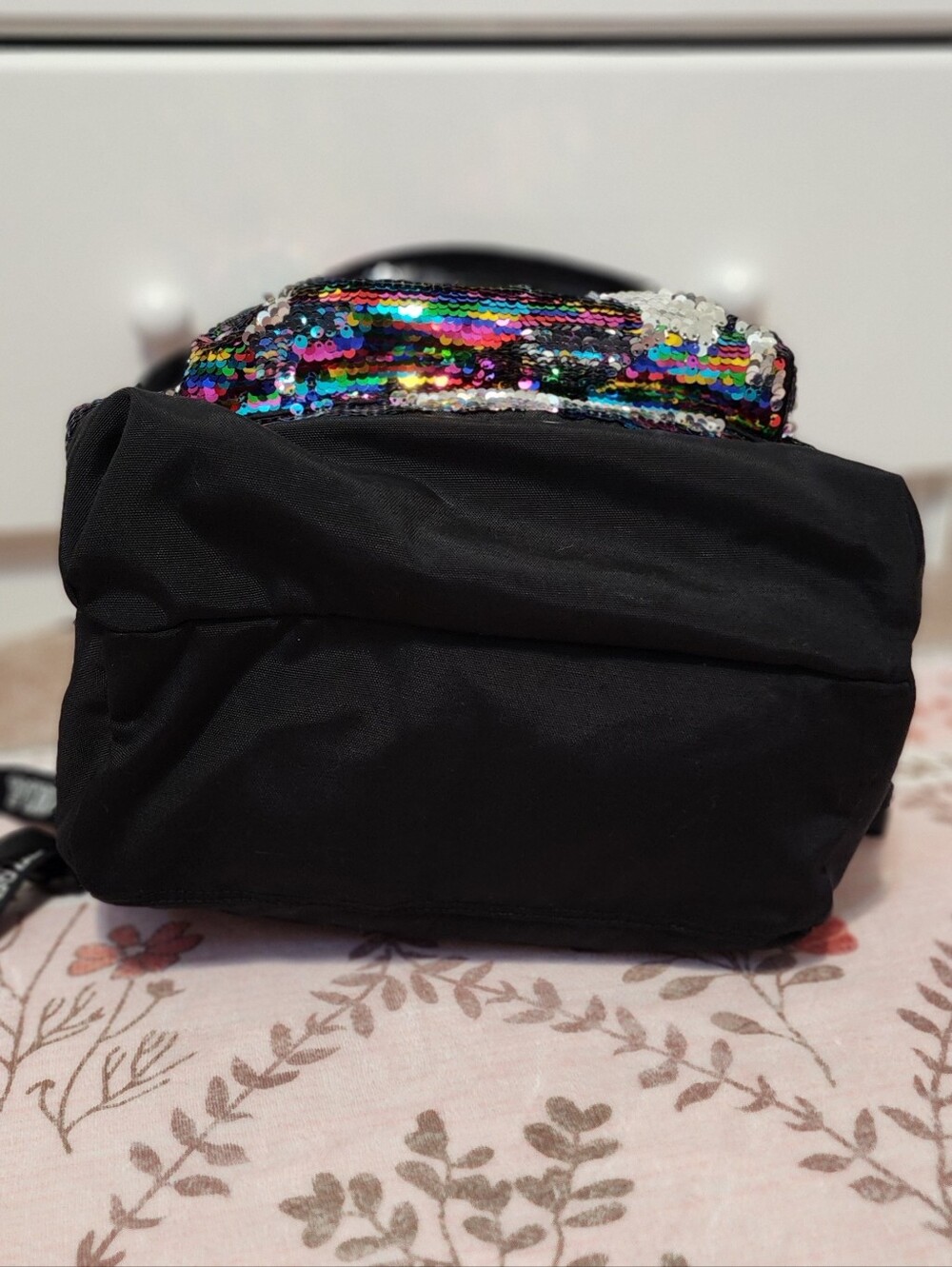 Victoria's Secret Rainbow Sequin Backpack Bag - Picture 4 of 7